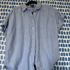 Capitaine Shirt in Baird McNutt Irish Linen - Size L